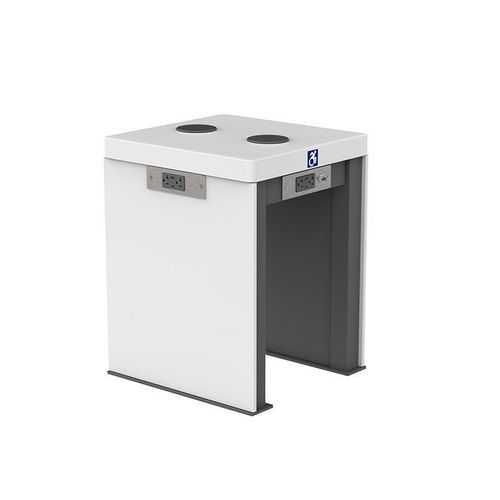 Charging table - CARLYLE 17 IN - Parabit Systems - for airport / stainless steel