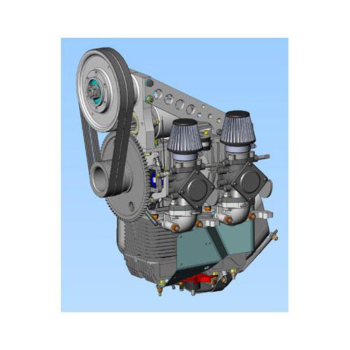 10 - 50hp piston engine - 2350 C - SOLO® VERTRIEBS- UND ENTWICKLUNGS GMBH - 10 - 50kg / for ULM / for motor glider