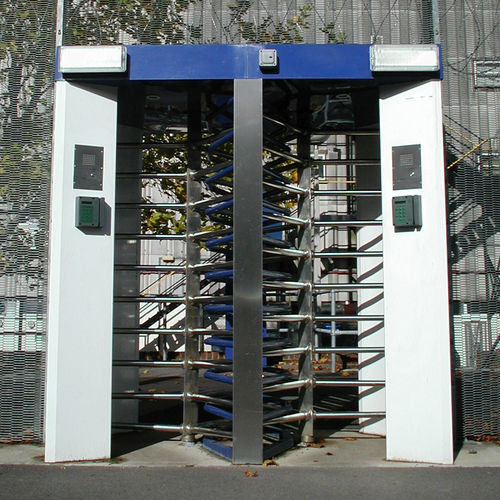 Full-height turnstile - FPT1 - Frontier Pitts Ltd - for access control / for airport