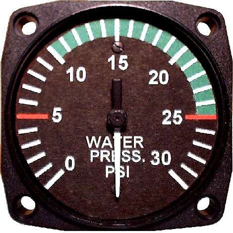 Pressure gauge - T04215 series - UMA Instruments - analog / water / for aircraft