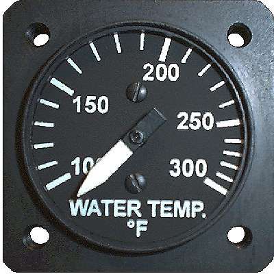 Temperature gauge - T12115 series - UMA Instruments - analog / water / for aircraft