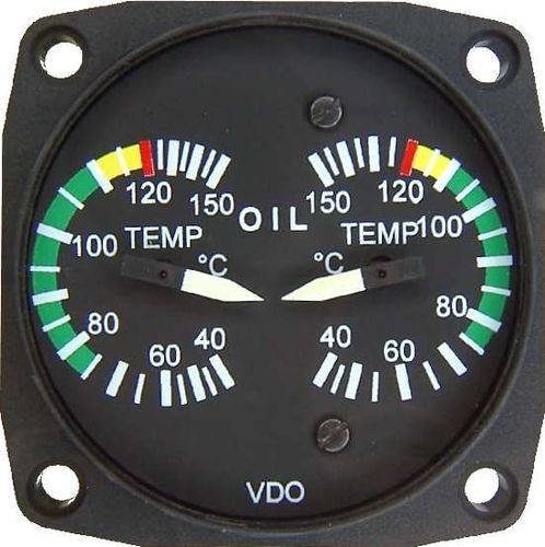 Temperature gauge - UMA Instruments - pressure / electronic / oil