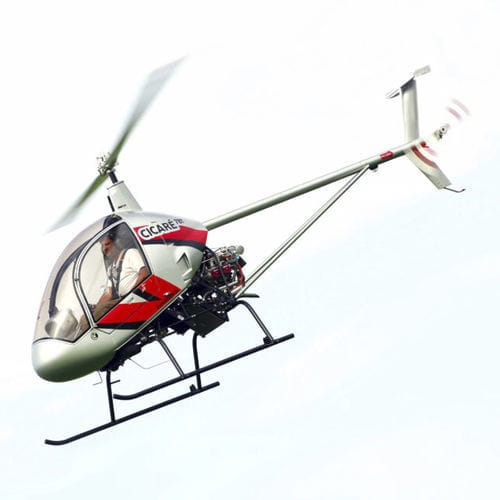 Single-seat ultralight helicopter - Cicaré 7BT - Cicare - piston engine