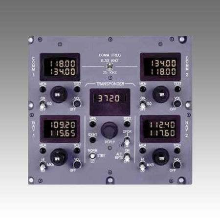 Audio panel - 1U619-001 - Sigma Tek, Inc. - VHF / for