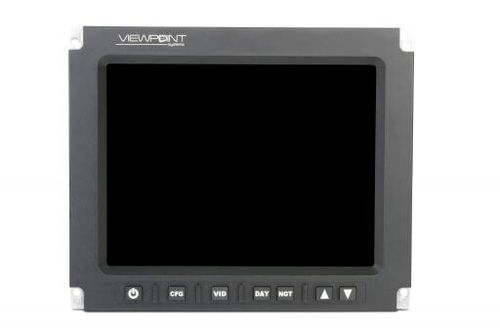 Avionics instrument aircraft cabin monitor - VPT-8-MIL - ViewPoint Systems - 800 x 600 / LED