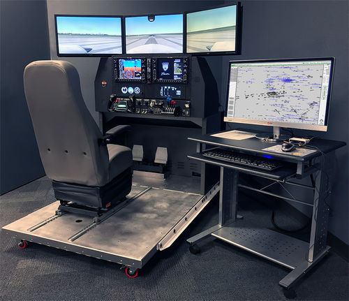 Aircraft simulator - GTX - Precision Flight Controls - training