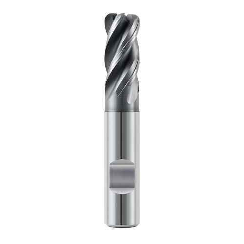 End mill milling tool - 640WT - CERIN SpA - corner radius / for steel