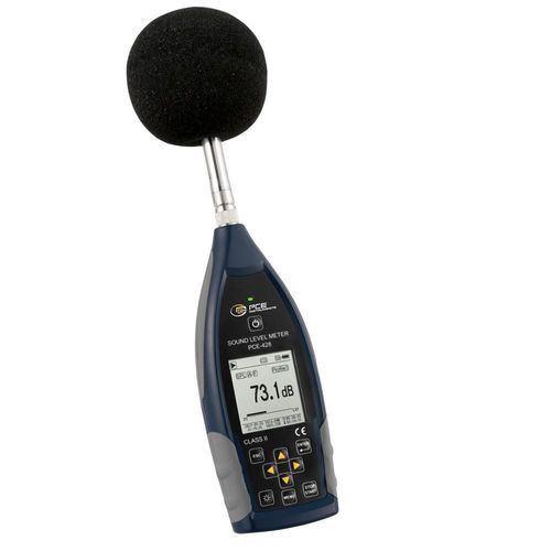 Handheld sonometer - PCE-428 - PCE Deutschland GmbH - digital / data logging / for airport
