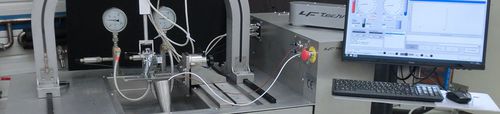 Pressure test bench - HPMM - LF TECHNOLOGIES - motor / mechanical / hydraulic