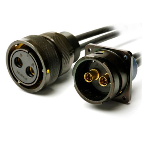 Data connector ABMP TT ELECTRONICS for aircraft / square