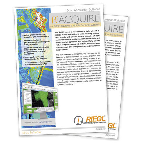 Management software - RiACQUIRE - RIEGL LASER MEASUREMENT SYSTEMS GMBH - quality / test / analysis