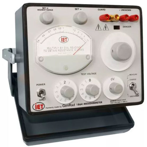 Portable megohmmeter GENRAD 18649700 Iet Labs benchtop / for