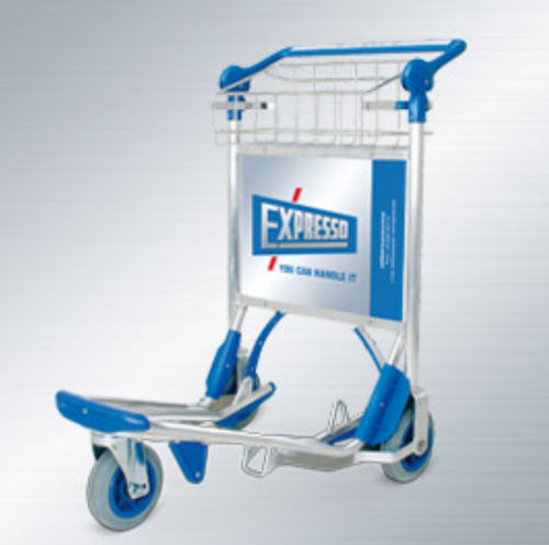 Airport terminal baggage cart - Compact Basic - Expresso Aero - 3-wheel / for passengers / aluminum