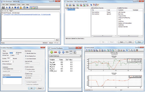 Flight simulation software - DSix - Bihrle  - for aeronautics
