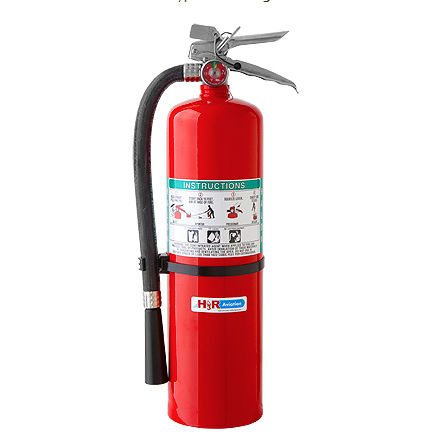 Halon fire extinguisher - B371 - H3R Aviation - for aircraft