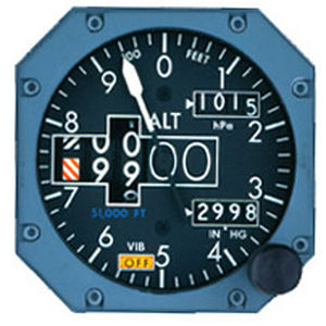 Analog altimeter - 2D540(XXXXXX) - Avionix Corp. - feet / for aircraft / TSO