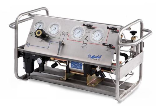 Air booster station - J2XXXX series - Haskel - helium / nitrogen / for the aeronautical industry