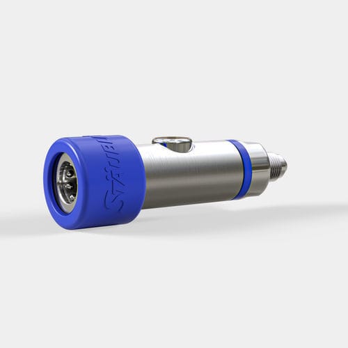 Quick coupling - RPE - R-134a - STÄUBLI Connectors - straight / for gas / stainless steel