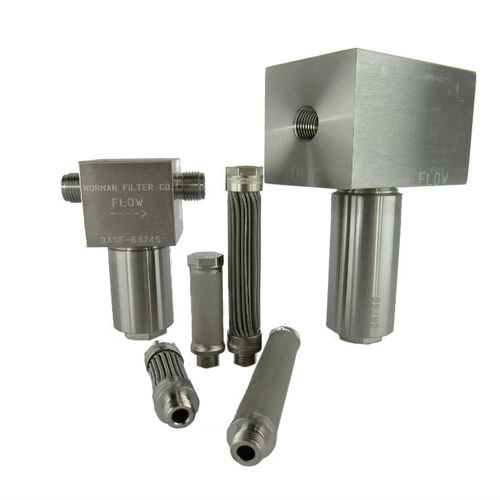 Oil filter - 4100 Series - Norman filter Company - for gas / wire mesh