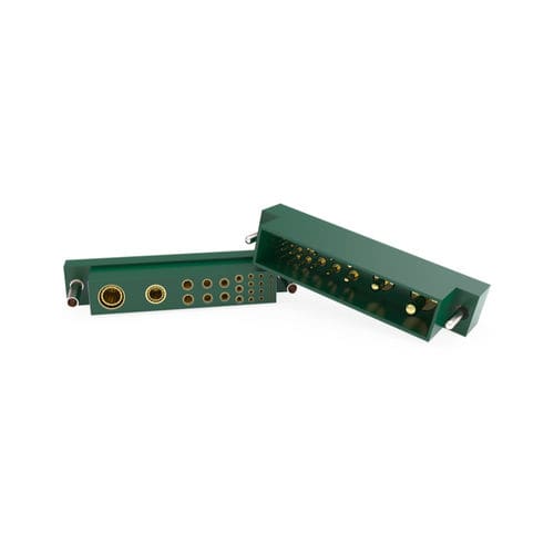 PCB connector - HBH - IEH Corporation - for aircraft / rectangular / crimp