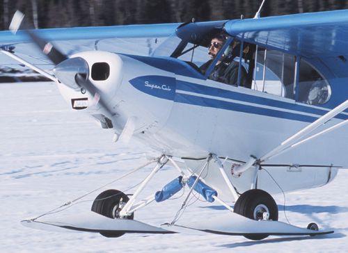 Light aircraft ski - LW2500  - Airglas