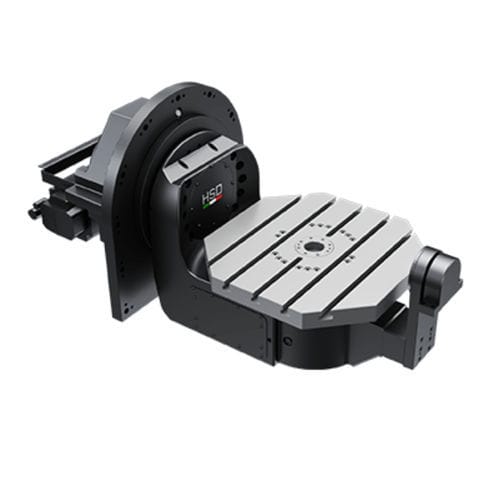 Tilting rotating table - RBM6MA - HSD SpA - for aerospace applications / electric / clamping