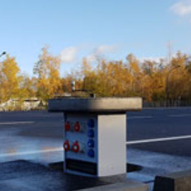 Retractable bollard - RET-EL 6.300 N - Resom Technology - for airport / electrical distribution / electric