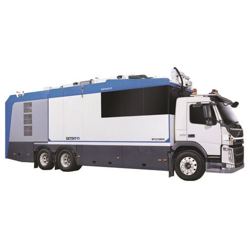 Truck scanner - MT1213DE BX - DETEKTIN - Revendeur exclusif de NUCTECH - for container / inspection / X-ray