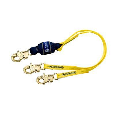 Webbing fall arrest lanyard - 1246157 - Capital Sala - shock absorbing ...