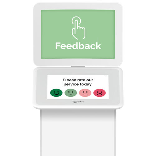 countertop customer feedback device - HappyOrNot