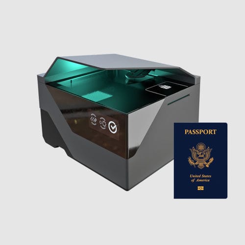 Passport document reader - Osmond series - Adaptive Recognition - for ID card / MRZ / USB