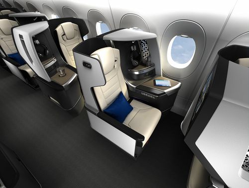 Aircraft cabin seat - Skylounge Core - Safran Seats - business class ...