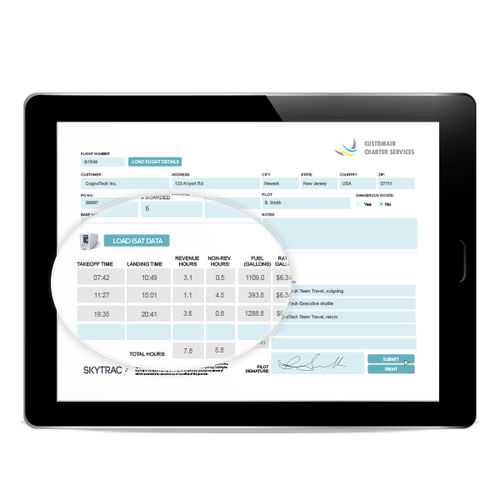 Management software - SKYTRAC Systems Ltd. - reporting / server / for aeronautics