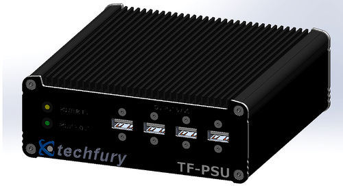 Aircraft power supply - TF-PSU-60W - Techfury Video Systems - DC/DC