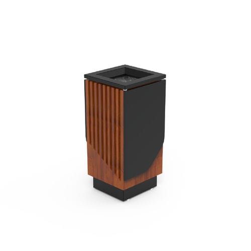 Airport waste bin - LAKSHA I - Bluestream - floor-mounted