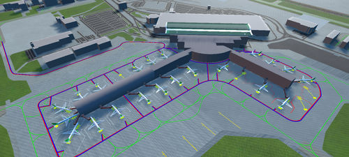 Simulation software - AUTO - SIM® - Aurrigo - for aeronautics / 3D / web browser