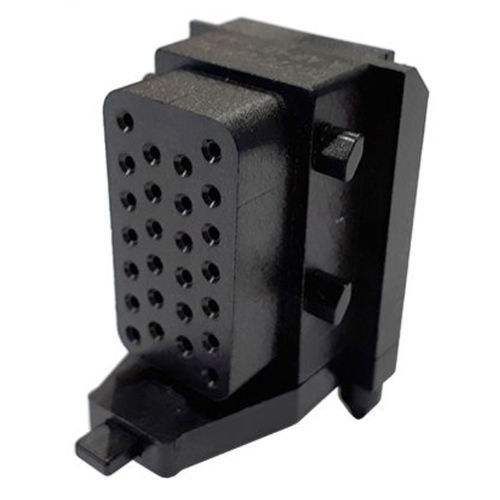 Electrical power supply connector - 1720 series - Amphenol - for inflight entertainment / rectangular / rapid