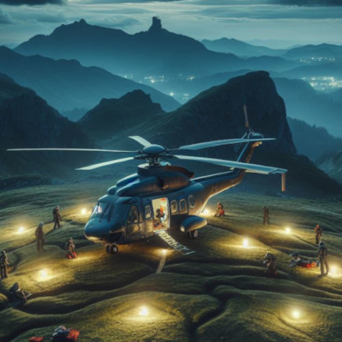 Portable beacon - HEC01 - Alternativ Technology - for helicopter / LED / infrared