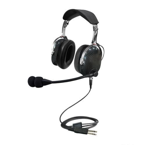 Pilot aviation headset - UA1200F - Inbertec - for aircraft / noise-reduction / lightweight