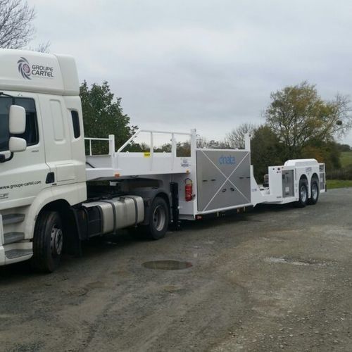 Container dolly - SR4P  - GROUPE CARTEL - CARTEL MANUTENTION - pallet / 2-axle / reinforced