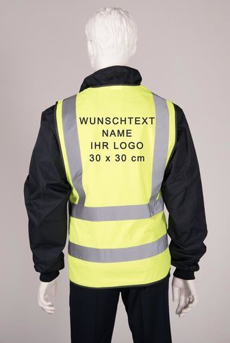 Work vest - RT201-RD - Heinzmann workfashion - for airport / high-visibility