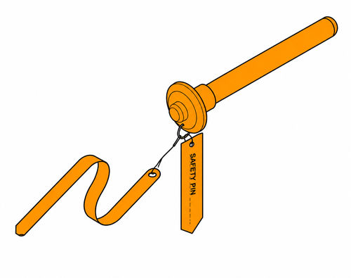 rudder lock pin - Satair