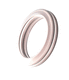 spring-loaded seal / E-shaped / metal / for aircraft