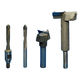 solid drill bit / for steel / for composites / for aeronautics