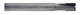 PCD milling cutter / for metal / for CFRP / glass fiber-reinforced composite