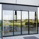 automatic sliding door / double / with safety sensor