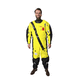 work suit / yellow / black / fire-resistant