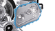flat seal / with frame / thermoplastic / elastomer