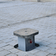 retractable bollard / for airport / electrical distribution / electric