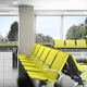 airport beam chair / multiplace / metal / polyurethane